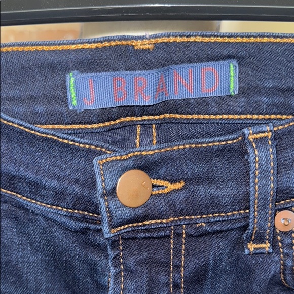 J Brand Ignite Dark Blue Denim Skinny Jeans Stretch Indigo Hue Sz 27 - Picture 3 of 15